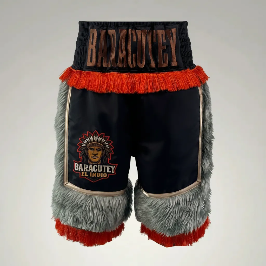 BOMBER BX Black Brayan D Custom Boxing Shorts & Trunks
