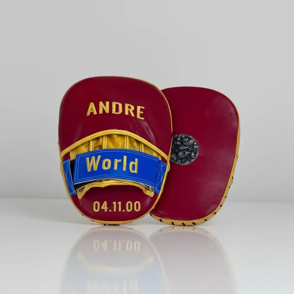 Focus Pad Maroon & Yellow Jemma D Pads