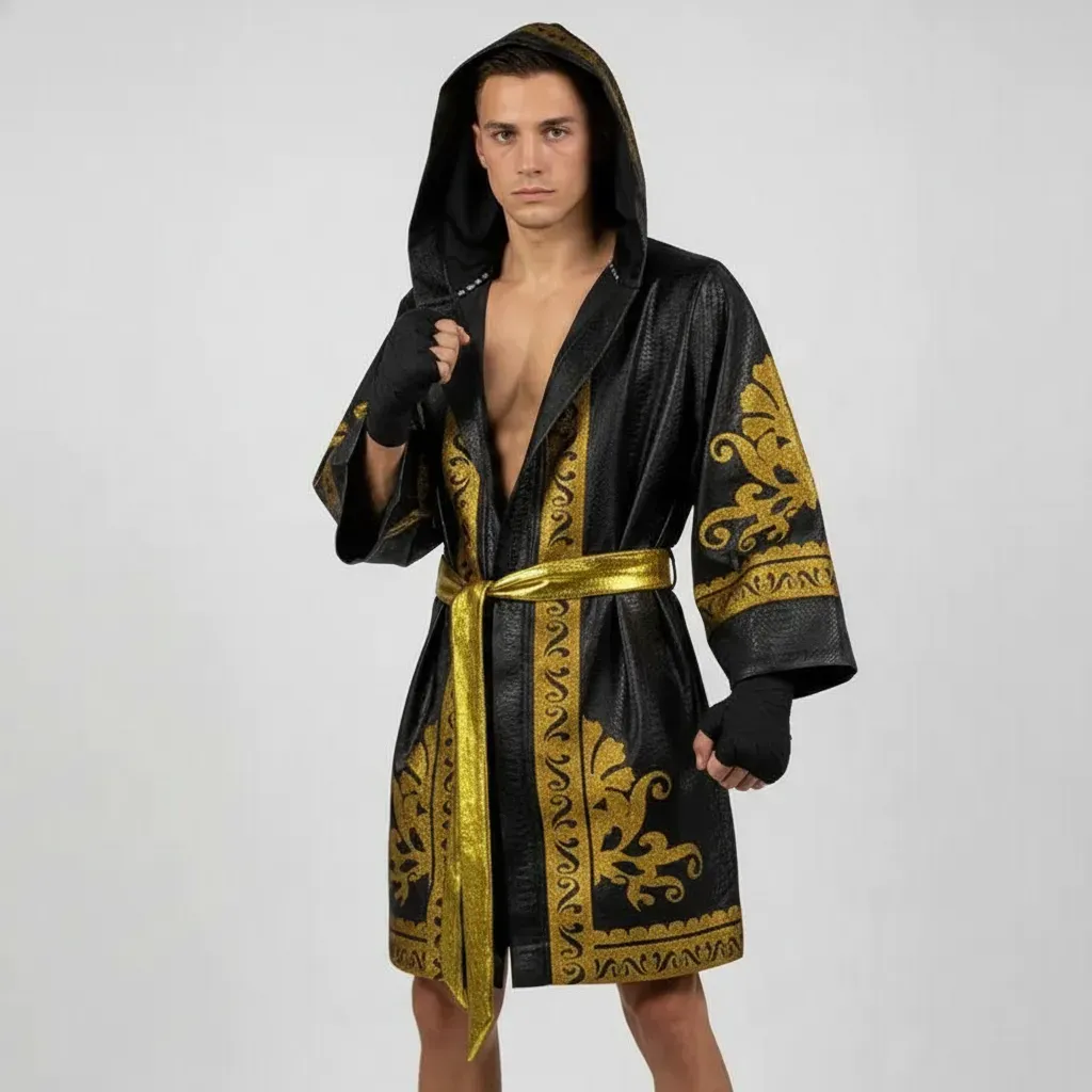 GGG Robe Black & Glod  Matt F Robes