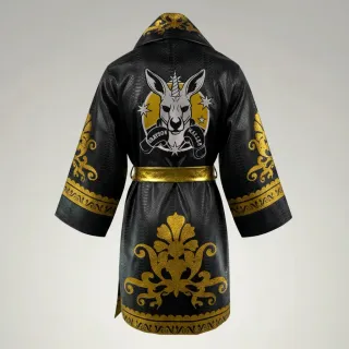 GGG Robe Black & Glod  Matt F Robes