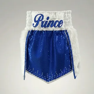 David GLA Blue & White Ben M Gladiator Shorts