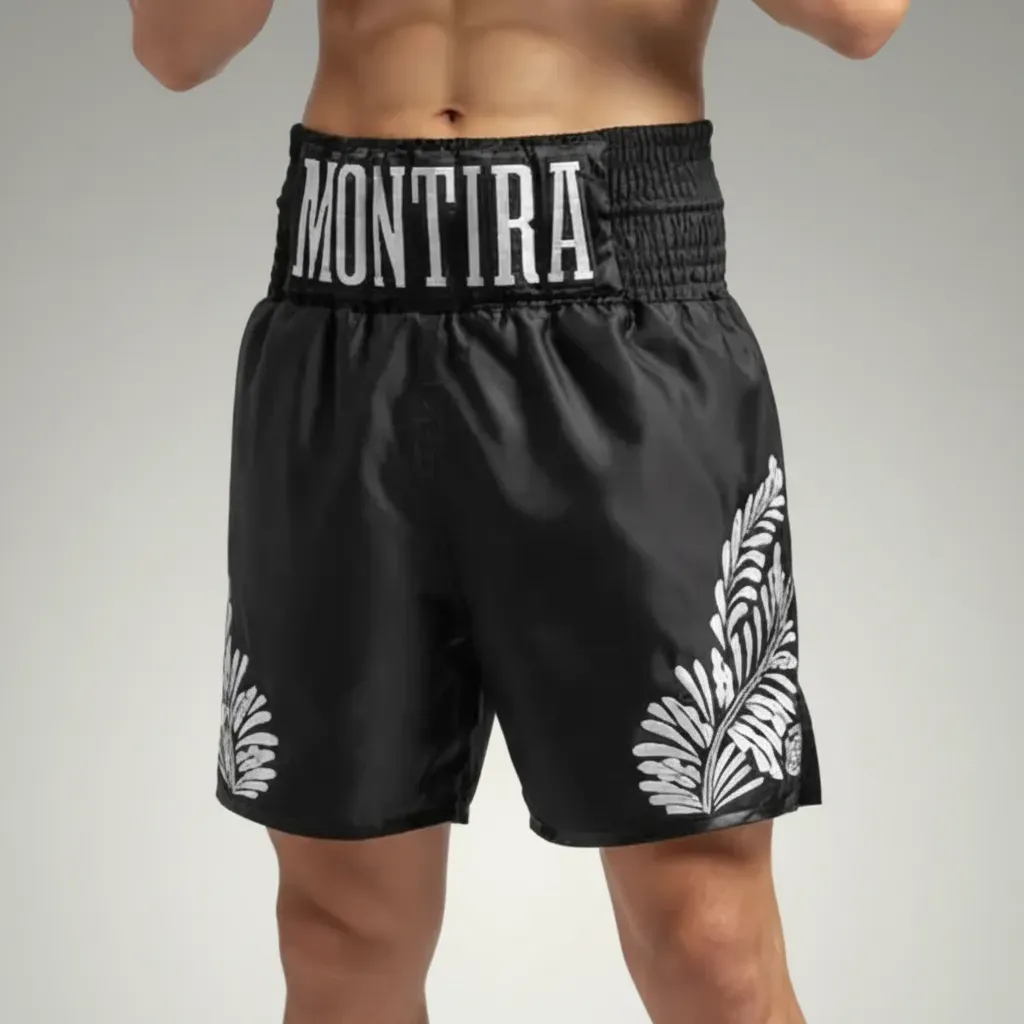 The General Black  Preston M Custom Boxing Shorts & Trunks