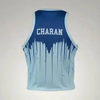 Shine bright vest Ice Blue Charan K Vests