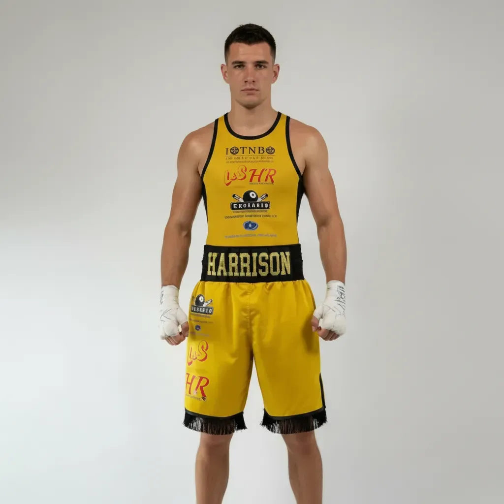 Side Stripe Vest Yellow  Kane S Vests