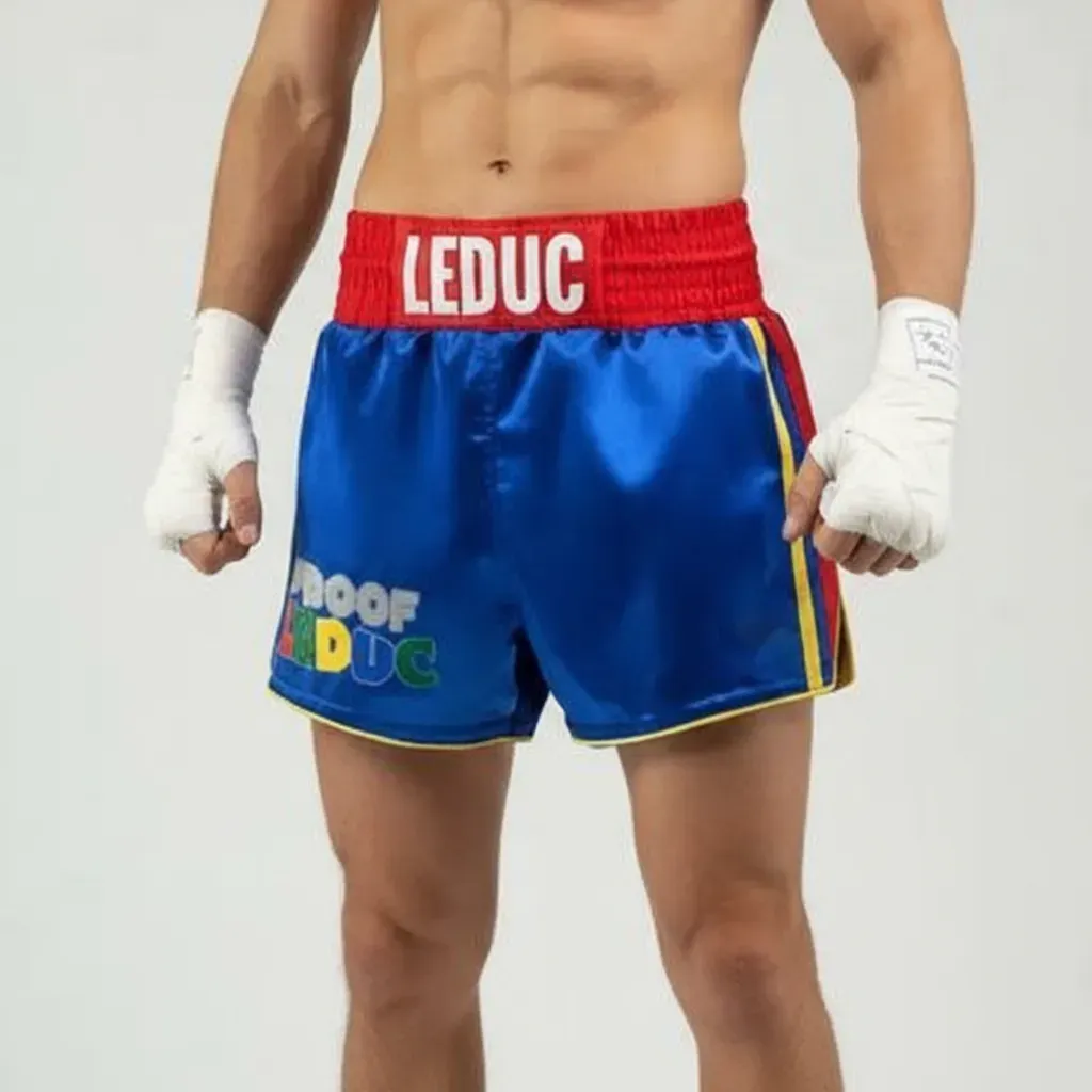 WINNER MTS Old Blue & Red  Lindsay  M Muay Thai Shorts