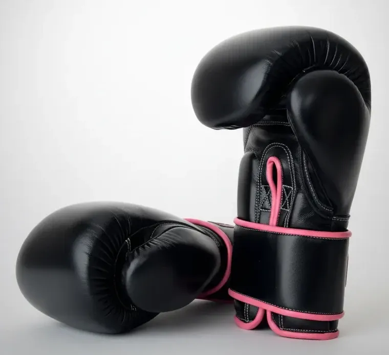 Quick Fire Flex Lite (2 colour) Black & Pink Jordan W Boxing Gloves