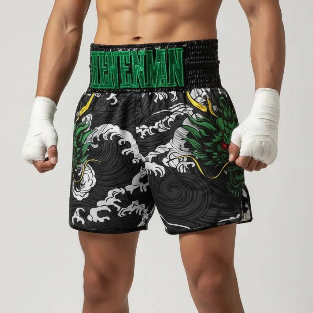 Tatsu Storm Black Max H Custom Boxing Shorts & Trunks