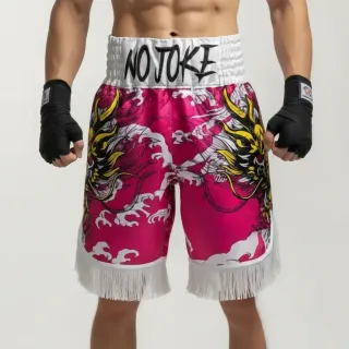 Tatsu Storm BX Purple & Pink Simone R Custom Boxing Shorts & Trunks