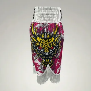 Tatsu Storm BX Purple & Pink Simone R Custom Boxing Shorts & Trunks