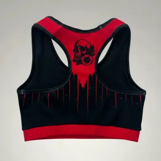 Shine Bright Sports Bra Black & Red Lars V Sports Bra