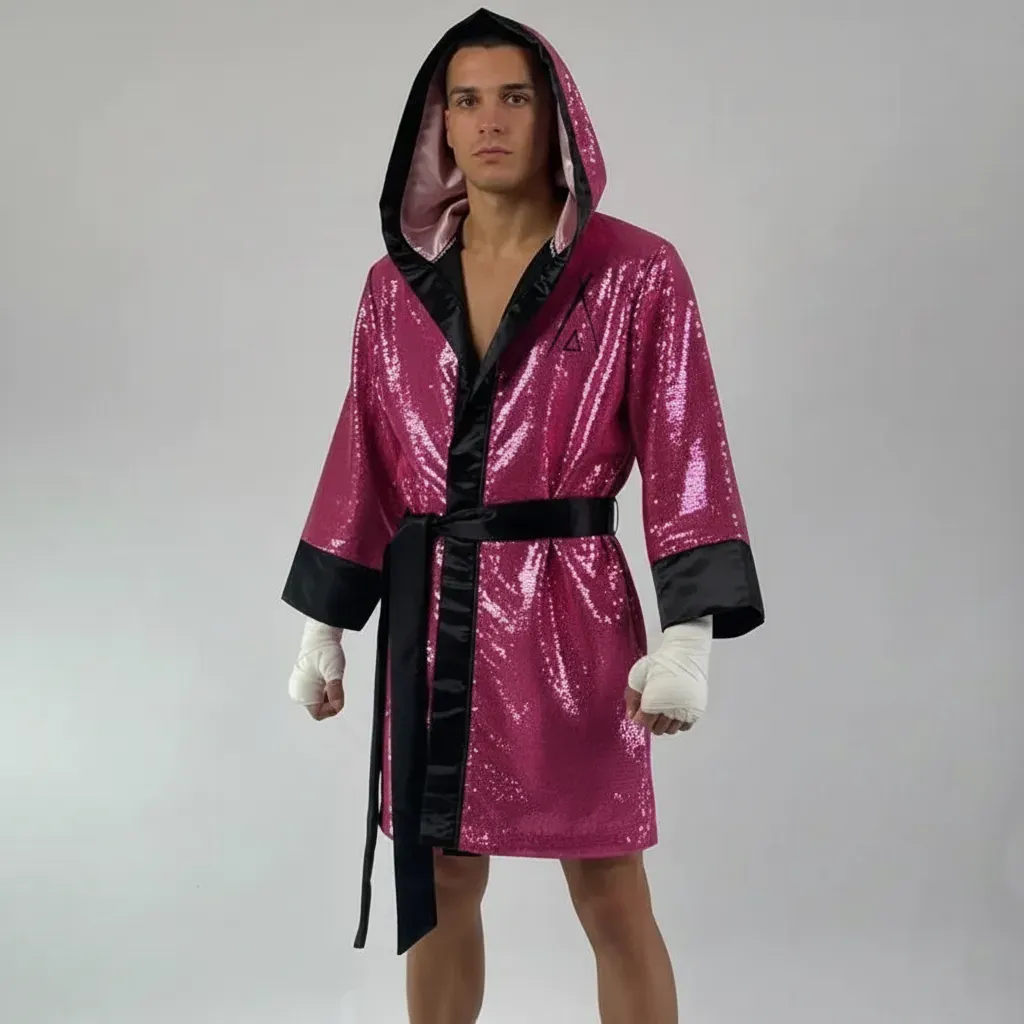 Classic Robe Pink & Black Marion F Robes