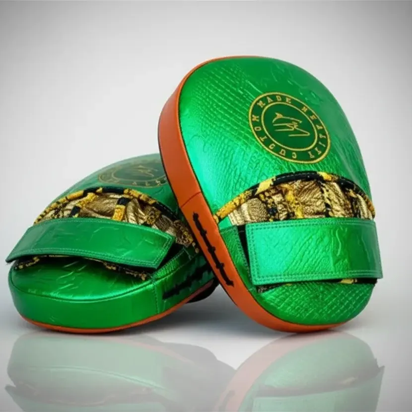 Focus Pad Green & gold & Orange & Black gold  marble & black Benedict A Pads