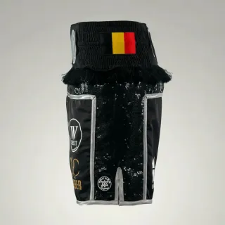 JOSHUA BX Black Nicolas F Custom Boxing Shorts & Trunks