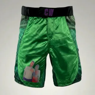 Carbon MMA  Green  Carley W MMA Shorts