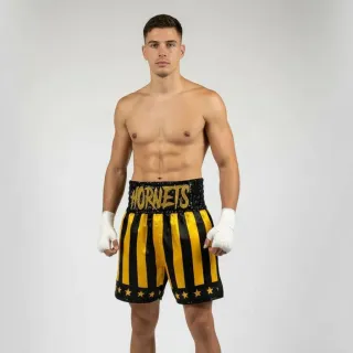 CREED BX Black & Yellow Aaron D Custom Boxing Shorts & Trunks