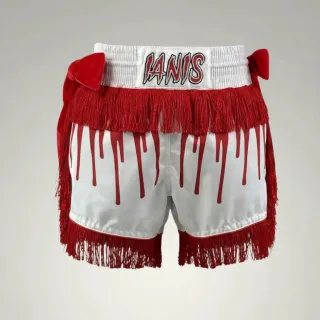 Cascade MTS Safta red & White Muay Thai Shorts