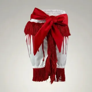Cascade MTS Safta red & White Muay Thai Shorts