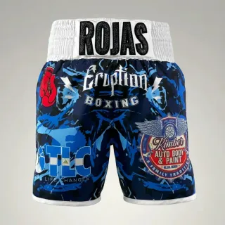 Classic BX Danielle Blue Camo & White Custom Boxing Shorts & Trunks
