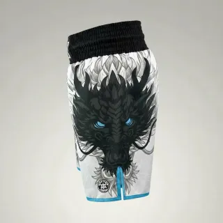 Tatsu Storm BX Joris White & Black Custom Boxing Shorts & Trunks
