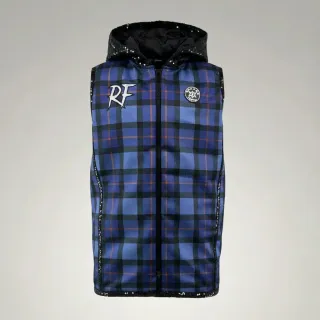 Side Stripes JKT Roslyn Blue Tartan Poly Jackets