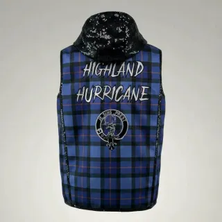 Side Stripes JKT Roslyn Blue Tartan Poly Jackets