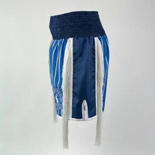  Boxfit Blue & White Custom Boxing Shorts & Trunks