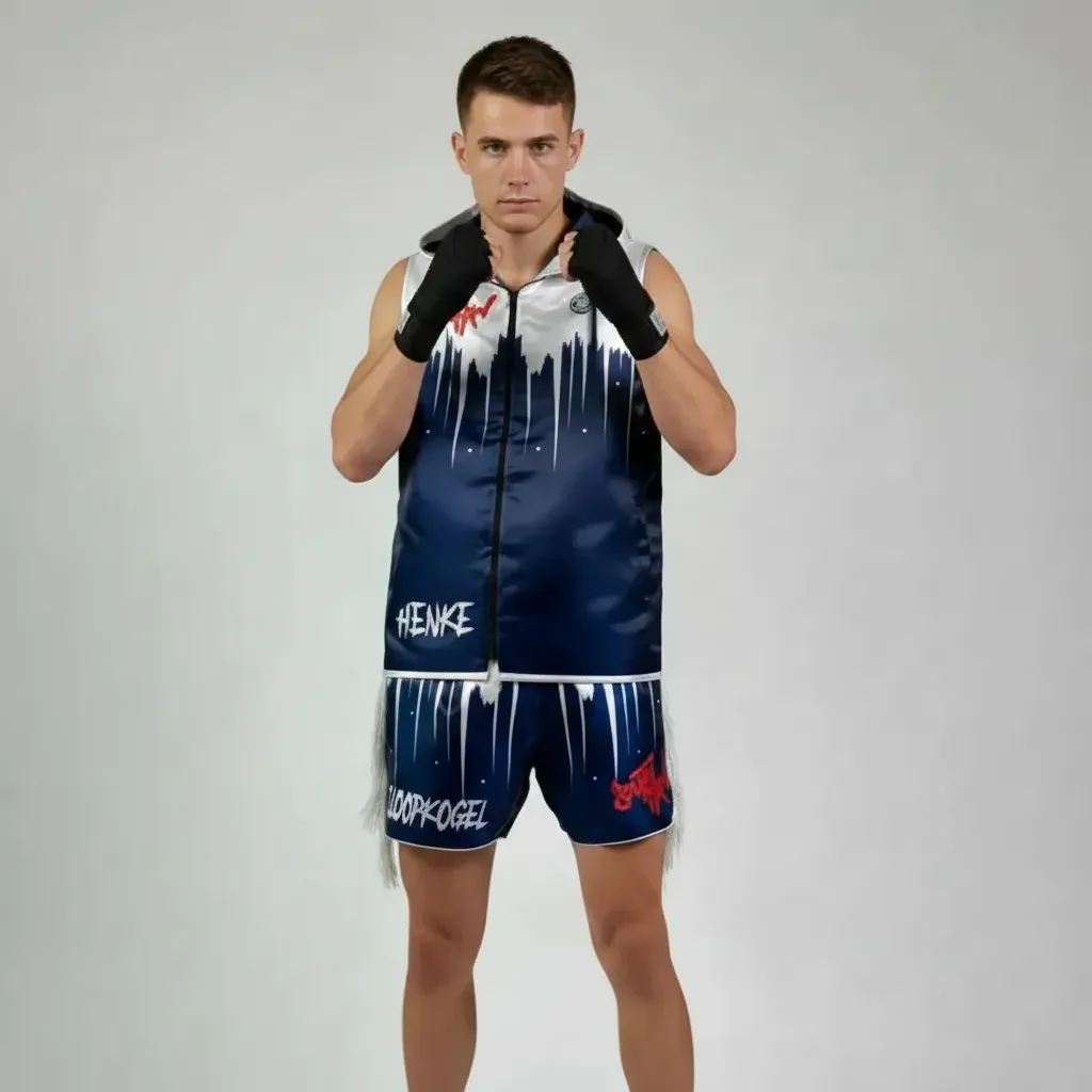  Nathan Navy Blue & White Full Kits