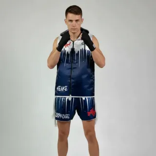Nathan Navy Blue & White