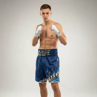 Fire BX aron Navy Blue Custom Boxing Shorts & Trunks