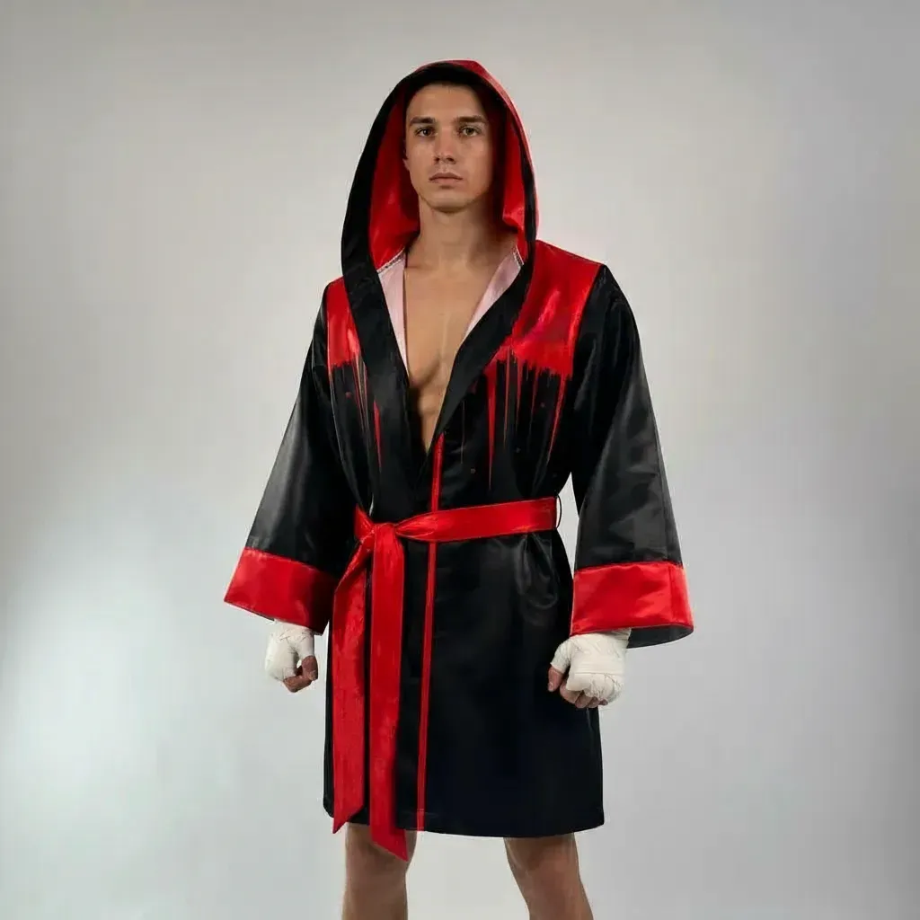 Shine bright Robe Arjun Red & Black Robes