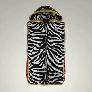 Side Stripes JKT George White & Black & Orange Jackets