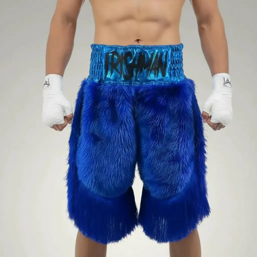 Lorenzo BX Old Kyle Blue Custom Boxing Shorts & Trunks