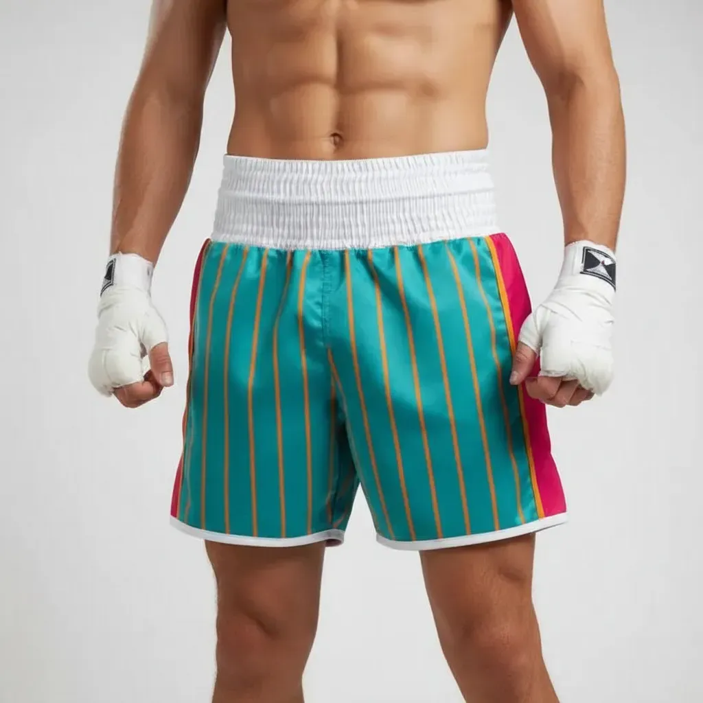 Star fall Vanessa  Aqua Custom Boxing Shorts & Trunks