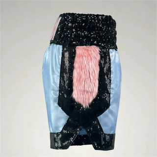 COTTO BX Christian Blue & Pink & Black Custom Boxing Shorts & Trunks
