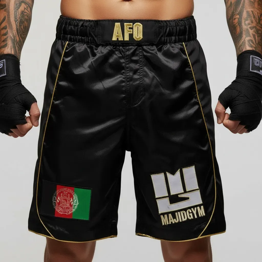 Carbon MMA Hashmat Black  MMA Shorts