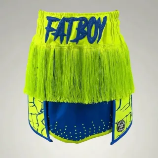 Thunder GLA Brooke Blue & Neon Yellow Gladiator Shorts