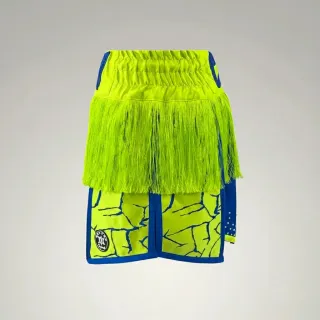 Thunder GLA Brooke Blue & Neon Yellow Gladiator Shorts