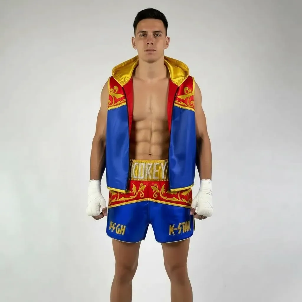 Wild West JKT Corey Blue & Red & King Gold Jackets