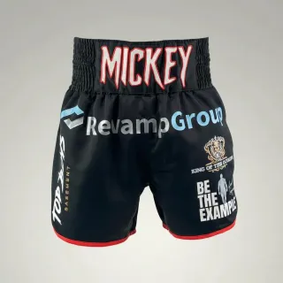 Great Britain BX Michael Black Custom Boxing Shorts & Trunks