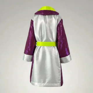 KSI style Robe Old Laura Purple & White & Neon Yellow Green Robes