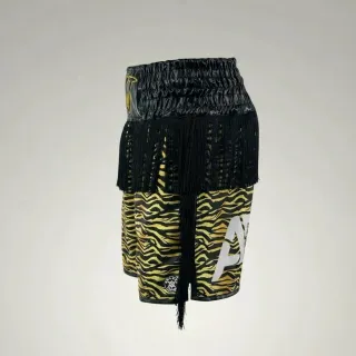 Classic BX Archie Black & Gold Tiger Custom Boxing Shorts & Trunks