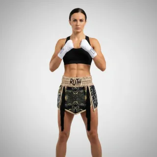 Thunder GLA Frankie  Black & Glod Gladiator Shorts