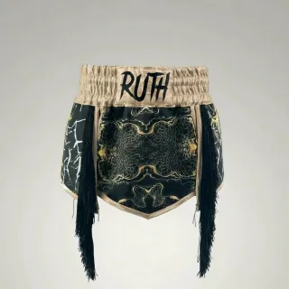 Thunder GLA Frankie  Black & Glod Gladiator Shorts