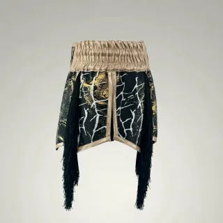 Thunder GLA Frankie  Black & Glod Gladiator Shorts