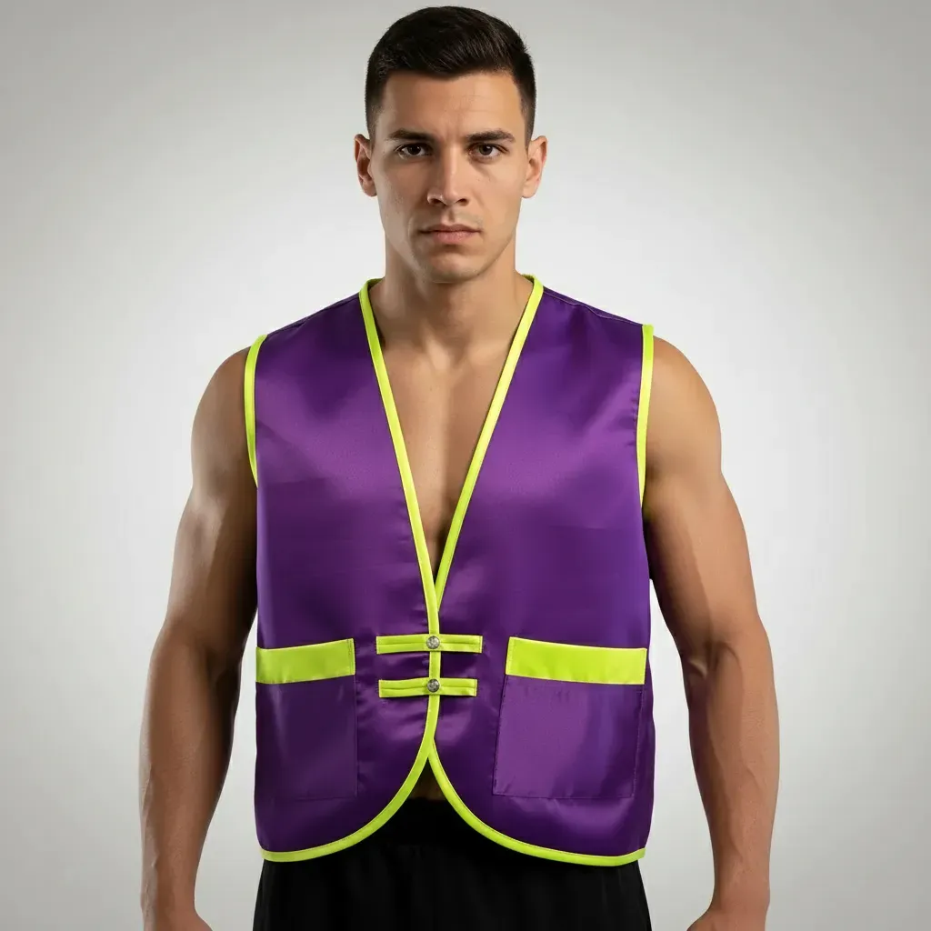 Hitman CR Khalil Purple & Neon Yellow Green Corner Jackets