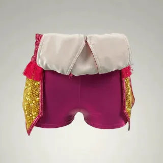 Roman GLA Sharna YellowGold & Pink Gladiator Shorts
