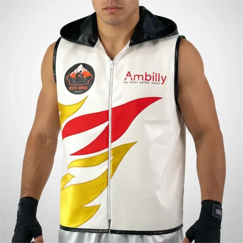 Roy Jones JKT Guillaume White & King Gold & Red Jackets