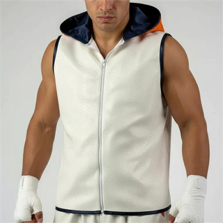 CLASSIC JKT Bryce White & Blue & Orange Jackets