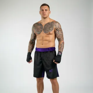 Classic MMA Rian Black & Purple MMA Shorts