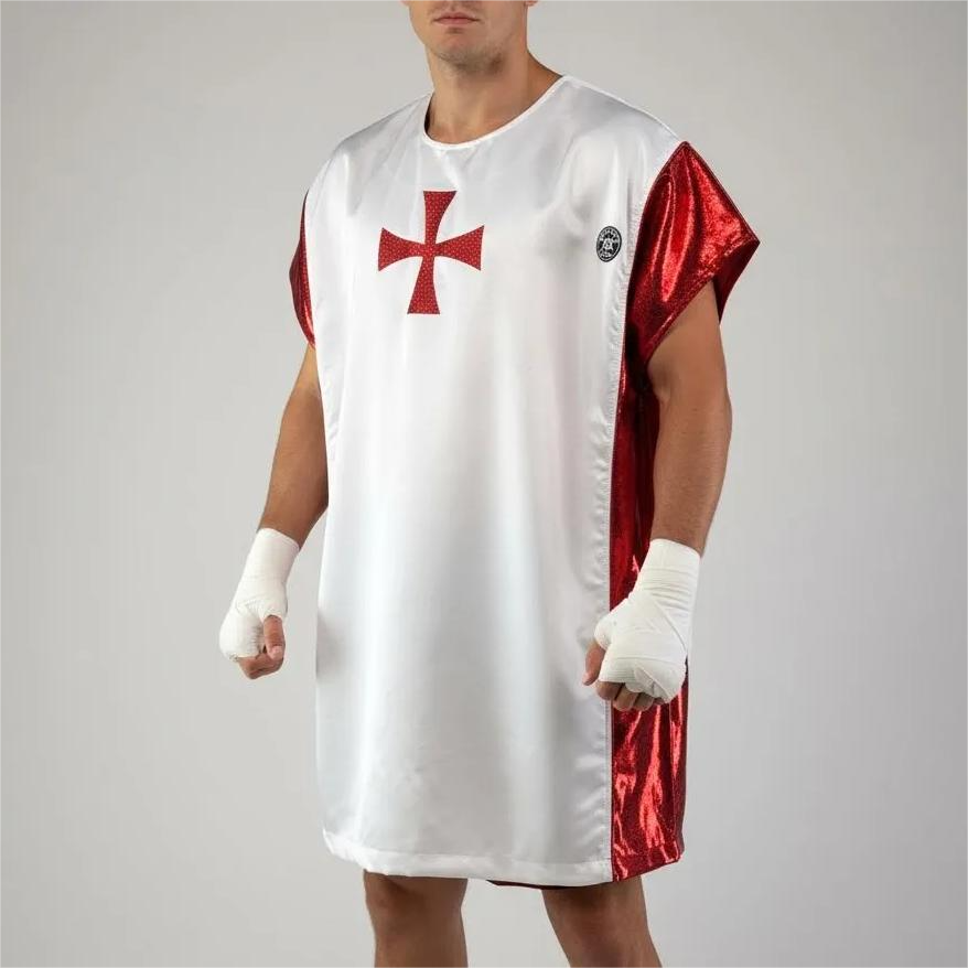 Poncho Matteo White & Red Jackets